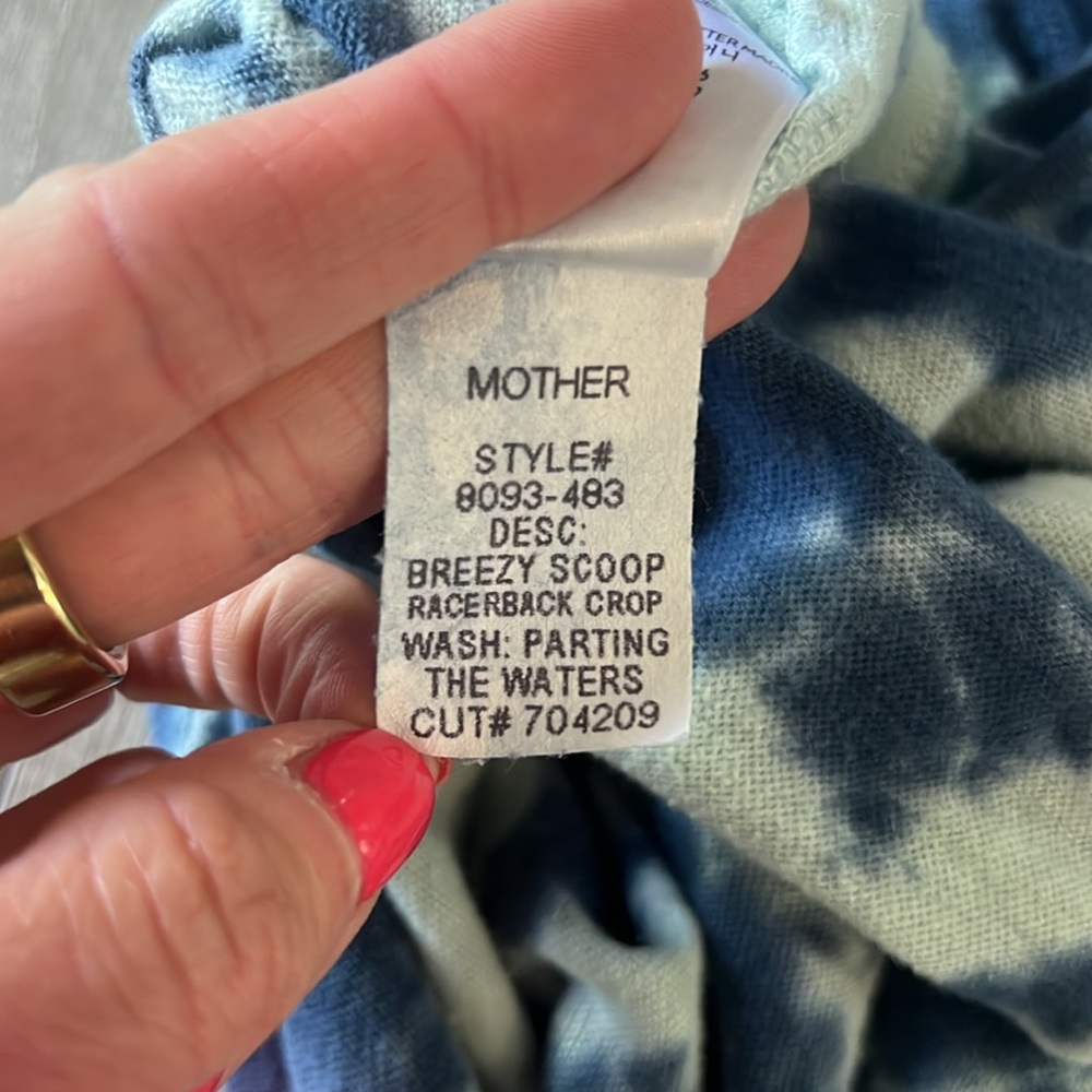 Mother | Breezy Scoop Racerback Crop (includes original tags) - Picture 9 of 12